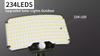 234 LED Solar Outdoor Lighting with Motion Sensor in 3 Modes 196.85 Inch Cable Suitable for Porch Courtyard Street Lighting