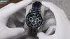 MEGIR Men's Sport Chronograph Watch, Outdoor Casual Quartz Wristwatch, 3ATM Water Resistance, Striped Canvas Band, Date Display