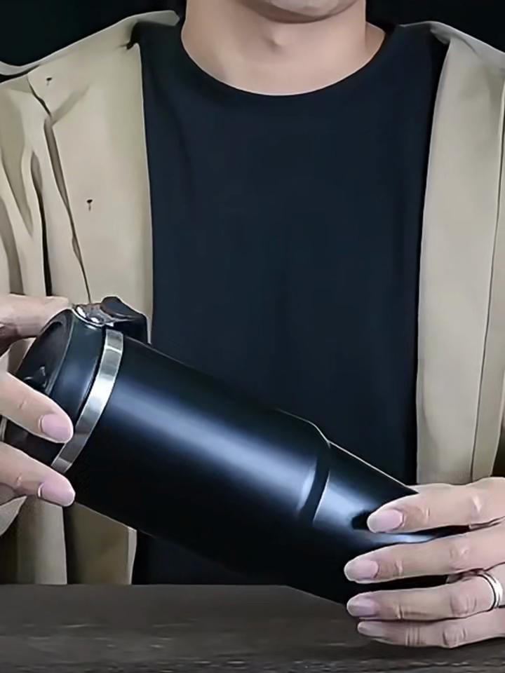 30Oz Anime K-Pop Large Capacity Portable Car Cup Stainless Steel Thermos Cup with Straw Handle Travel Sports Water Bottle Vacuum Flask