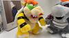 New Super Mario Bowser Dry Bowser Plush Set 2pcs Cute Koopa King Character Soft Stuffed Doll Anime Plushie for Fan Collectors Birthday Gift Home Decor