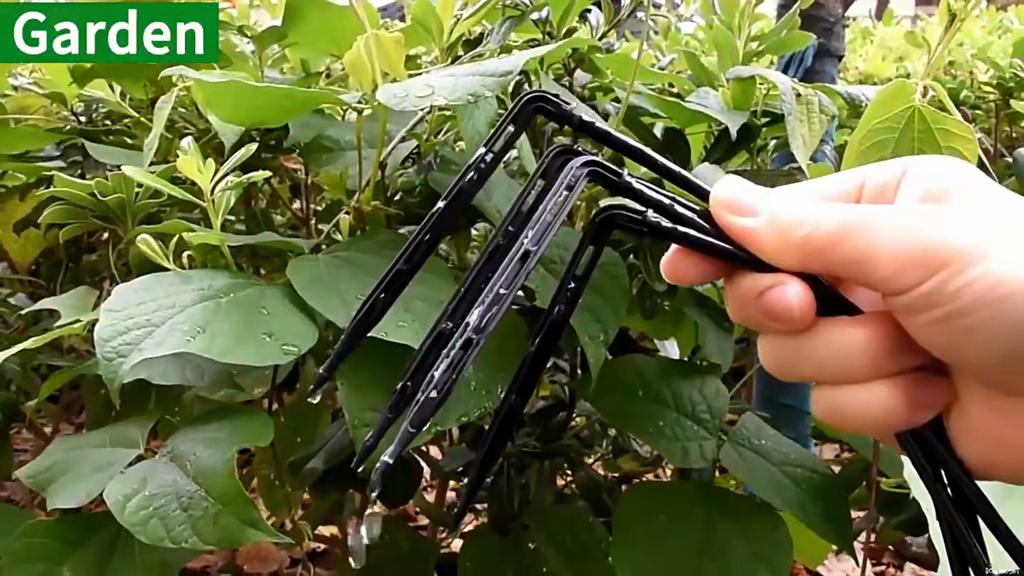 50X Goutteur Flèche Coudée 1/8'' Kit Micro Irrigation Goutte à Goutte Émetteur pour Tuyau 3/5mm Arrosage Jardin Économie Goutteur Serre
