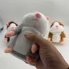 Hamster Learn To Imitate Talking,Funny Animal Plush Toy Talking Nod Hamster Doll Soothing Crying Baby Toy Kids Gift