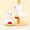 Lovely Seal Plush Toy Cuddly Soft Stuffed Animal Key Holder Bag Pendant
