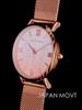 Dámské hodinky Japan Quartz Movement 3D Butterfly Top značkové luxusní vodotěsné náramkové hodinky