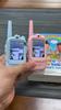 2 Stück Video-Walkie-Talkies für Kinder 2-Zoll Video-Intercom Wiederaufladbare Sprachschriften Ein-Klick-Anruf Cartoon-Intercom Spielzeug Geschenk