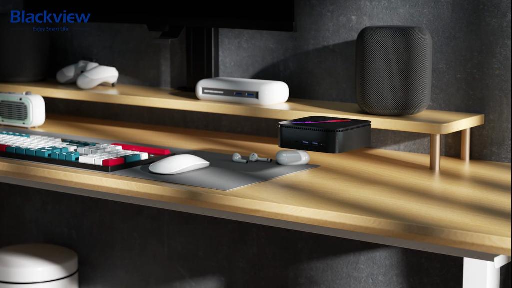 Blackview MP100 Pro Mini PC  i9-12900HK  14 kjerner 20 tråder Mini PC 16GB DDR4 512GB/1TB SSD Mini Datamaskin PC