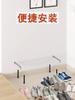 Black Elevated Shoe Rack Small  Simple Multi-layer Shoe Cabinet Home Entrance Rental Housing Dormitory Storage Rack