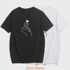 Stylish Heart Print T-shirt For Women Featuring Soft Comfortable Fabric And Casual Design