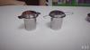 304 Stainless Steel Tea Drain with Lid Tea Strainer Collapsible Double Handle Tea Strainer with Lid Tea Brewer