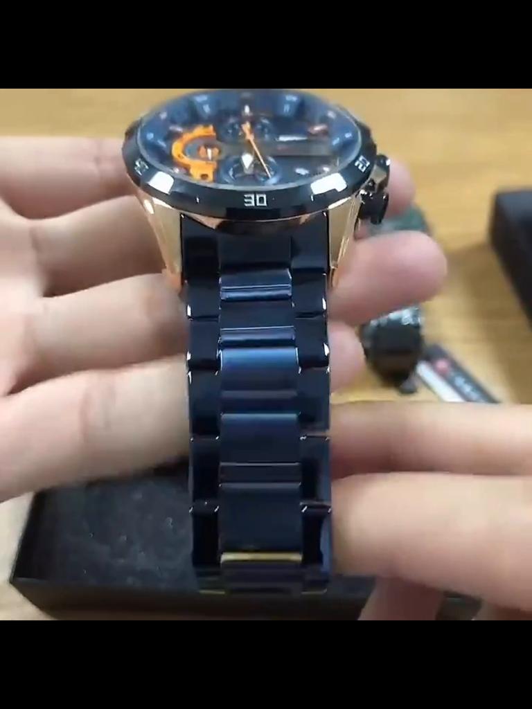 Stainless Steel Watches for Mens Creative Fashion Luminous Dial with Chronograph Clock Male Casual Wristwatches