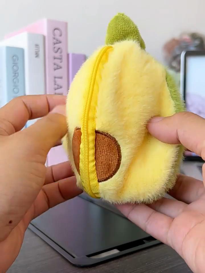 Plush Animal Keychain With Fruit Bunny Design For Girls And Kids