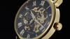 Forsining Men's Fashion Retro Hollow Through Bottom Mechanical Manual Mechanical Watch