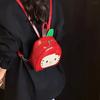 Mini Zaino Adorabile Hello Kitty Design Mela Rossa Per L'Uso Quotidiano
