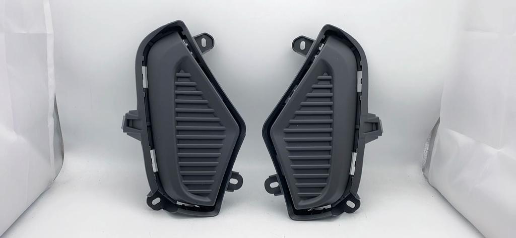 Car Front Fog Light Cover Lower Bumper Black Foglight Hole Grilles Decoration Bezel Fit for Toyota Rav4 2019 2020 2021 2022 2023