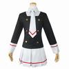 Anime Card Captors Sakura KINOMOTO Cosplay Costume Aldult Woman Cute Loli Sailor JK Uniform Top Skirts Shirt Tie