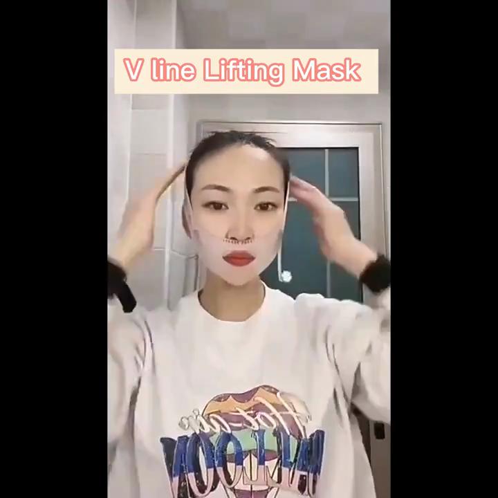 Elastischer V-Face-Lifting-Verband zur Straffung, Nasolabialfalten- und Doppelkinn-Reduktion