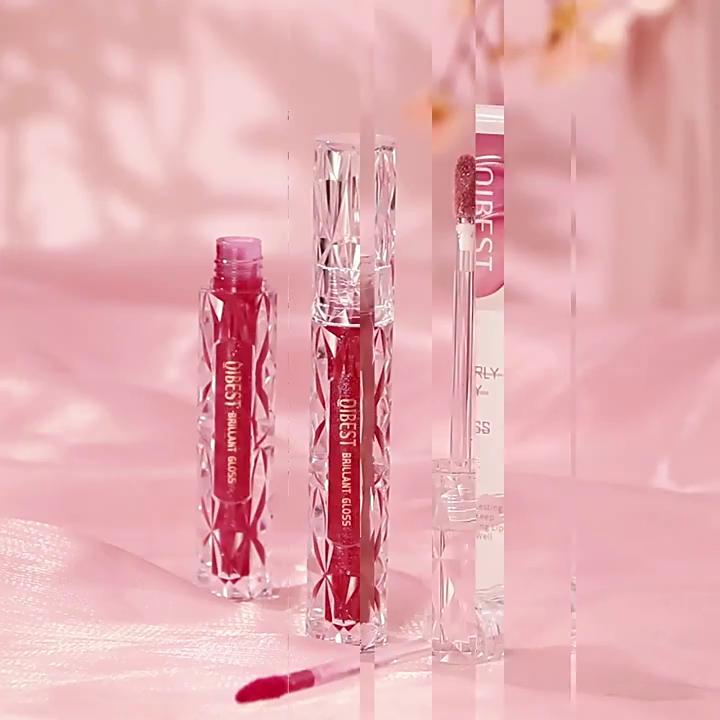 Diamond Liquid Lipstick Metallic Non-Stick Lip Gloss Moisture Pearl Fine Glitter Lip Glaze