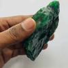 Earth Mined Green Emerald 81.35 Ct Natural Rough Uncut Loose CERTIFIED Gemstone