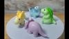 4Pcs/set Dinosaur Animal Miniatures Resin Ornaments Diy Fairy Garden Decoration Moss Terrarium Micro Landscape