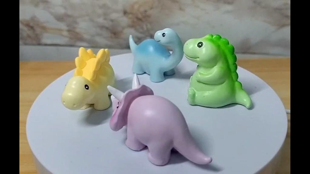 4Pcs/set Dinosaur Animal Miniatures Resin Ornaments Diy Fairy Garden Decoration Moss Terrarium Micro Landscape