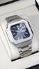 POEDAGAR Luxury Square Fashion Man Wristwatch Waterproof Luminous Date Week Quartz Watches Stainless Steel Watch