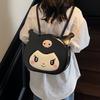 Kuromi Cute Girls Summer Backpack With Macaron Color Pu Material For Daily Use