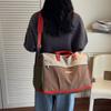 Geometric Pattern Travel Duffel Bag with Multiple Pockets Large Capacity Weekend Carry On Bag