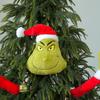 Christmas Grinch Plush Figurine With Plush Finish For Festive Home Decor And Gifts