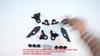 BHL504+BHL505 Headlight Holder Mount Repair Bracket Tab Set Left Right Side for VW Passat 3C B7 362 365 2011-2014 3AA998225 3AA998226