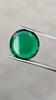 7.60 Carat Emerald Shade Round Cheeker Cut Glass Stone, Healing Glass Stone, Loose Glass Stone, 13x5 MM Size Round.