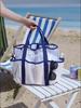 Women Mesh Beach Bag Large Capacity Multi Pockets Shoulder Tote Lightweight Waterproof Travel Storage Bag Summer Handbag