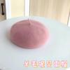 autumn and winter Korean wool beret, women's retro woolen casual painter hat, Japanese simple bud hat