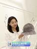 Woman Hat Winter Solid Mink Caps With Flower Mink Fur Hats New Russian Girl Soft Knitting Real Fur Bucket Hats