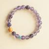 Natural Amethyst Bracelet for Women Lucky Charm Crystal Jewelry Gift