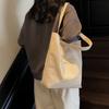 Love Canvas Bag Women's Large Capacity Tote Bag Commuter Underarm Bag
