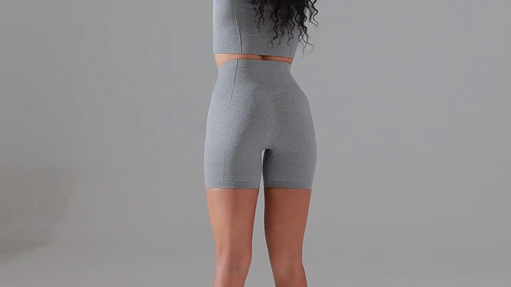 Auroth Seamless Shorts Women Fitness High Waist Yoga Shorts Peach Hip Outdoor Running Shorts