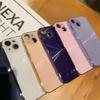 Luxury High Quality Electroplated Aurora Case for iPhone 15 Pro Max 14 Plus 13 12 11 Pro All-Inclusive Lens Film Cover