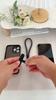 Universal Adjustable Mobile Phone Lanyard Short Wrist Strap with Self-locking Anti-drop Design Durable Polyester Phone Strap