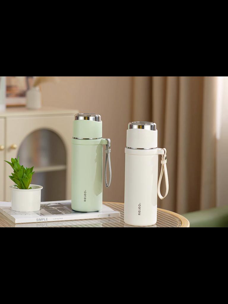RELEA Insulated Mug, Full Steel 316L Stainless Steel, Large Capacity Tea Cup, for Men And Women, Outdoor Car Water Bottle, Birthday Gift