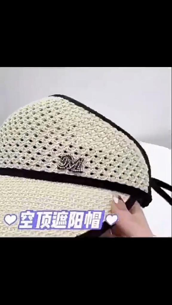 Summer Hat for Women, Sun Hat, Face Shield, Sun Protection Hat, Thin, Breathable, Wide Brim, Open Fin Hat