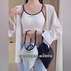 Girls Bras String Simple Underwear Bras with Pad Women Bra High Elastic Backless Bras M / L