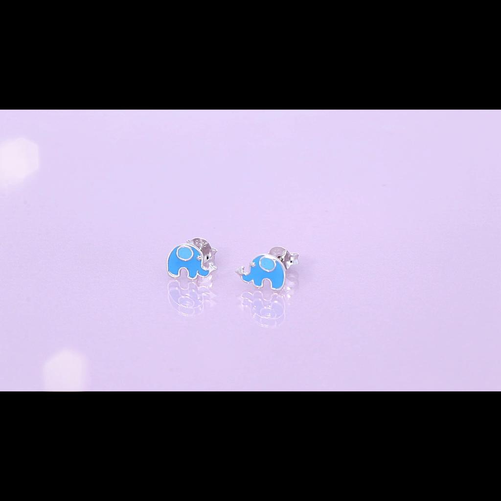 Orecchini Elefante In Argento 925 - Katy Craig - Gioielli Per Bambini E Adulti