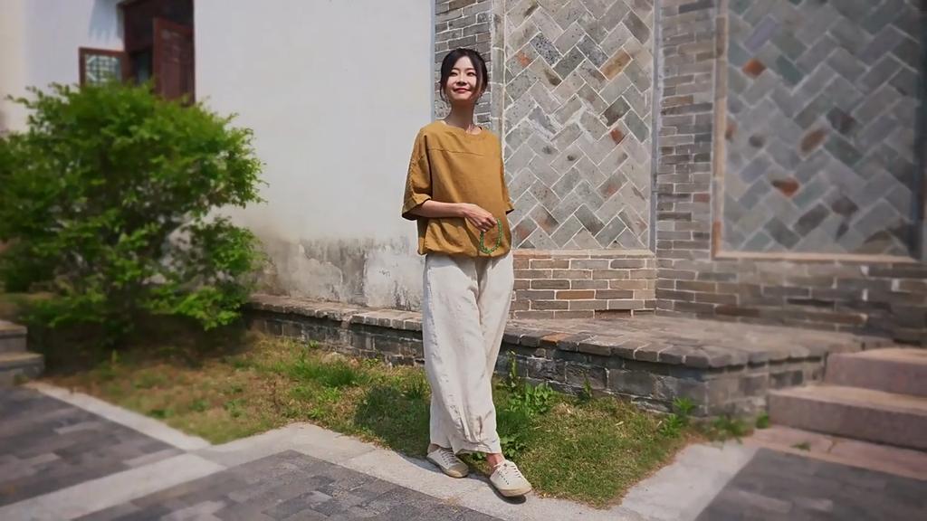 Johnature Women Casual Linen T-Shirts Summer O-Neck Short Sleeve Tees Solid Color Loose Women T-Shirts