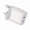40W USB C Charger Quick Charge QC 3.0 Dual PD Charger Type C Fast Charger Adapter For iPhone Xiaomi Samsung Huawei Phone