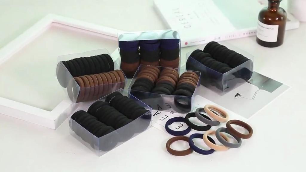 30Pcs Anti-fall Tight Hair Tie High Elastic Simple Hair Ropes Hair Accessories