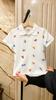 Boys Printed Polo Shirt Short Sleeve Collared T Shirt Casual Summer Fashion Top Clothing for Toddler and Kids