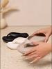 Unisex Contrasting Wave Thick Soled Slippers, Lightweight EVA Sandals, Soft, Non Slip, Shock-absorbing, Comfortable for Cooldown