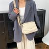 Women Small Capacity Tote Bag Waterproof Nylon Multi-Compartment Shoulder Bag Office Commute Crossbody Purse with Soft Fabric