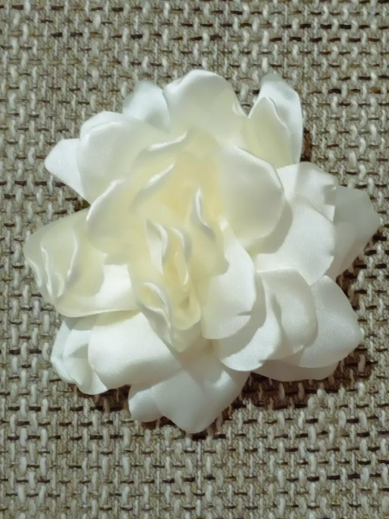 Spilla A Fiore Boho 10 Cm Fatta A Mano, In Tessuto E PU, Per Abiti E Accessori, Regalo Donna