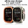Lega di Alluminio Metallo + Custodia in TPU Per Apple Watch Ultra 1/2/3 49mm Telaio Paraurti Scocca Protettiva per Apple Watch Serie 11 10 9 8 7 6 5 46mm 42 45 41mm